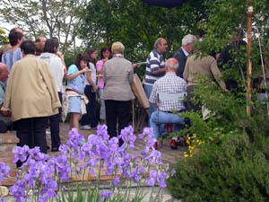 Riunione famigliare alla terrazza del Museo